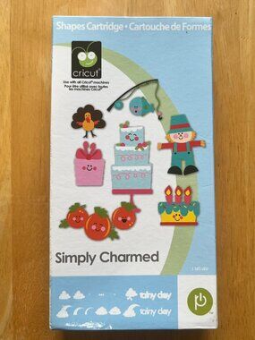 2010 Cricut Provo Craft Simply Charmed Shape Cartridge Faces Novelty Fun